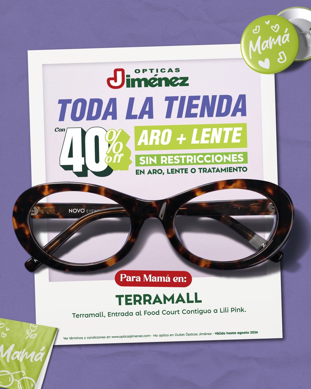 Ópticas Jiménez celebra agosto con promociones para regalar salud visual y bienestar
