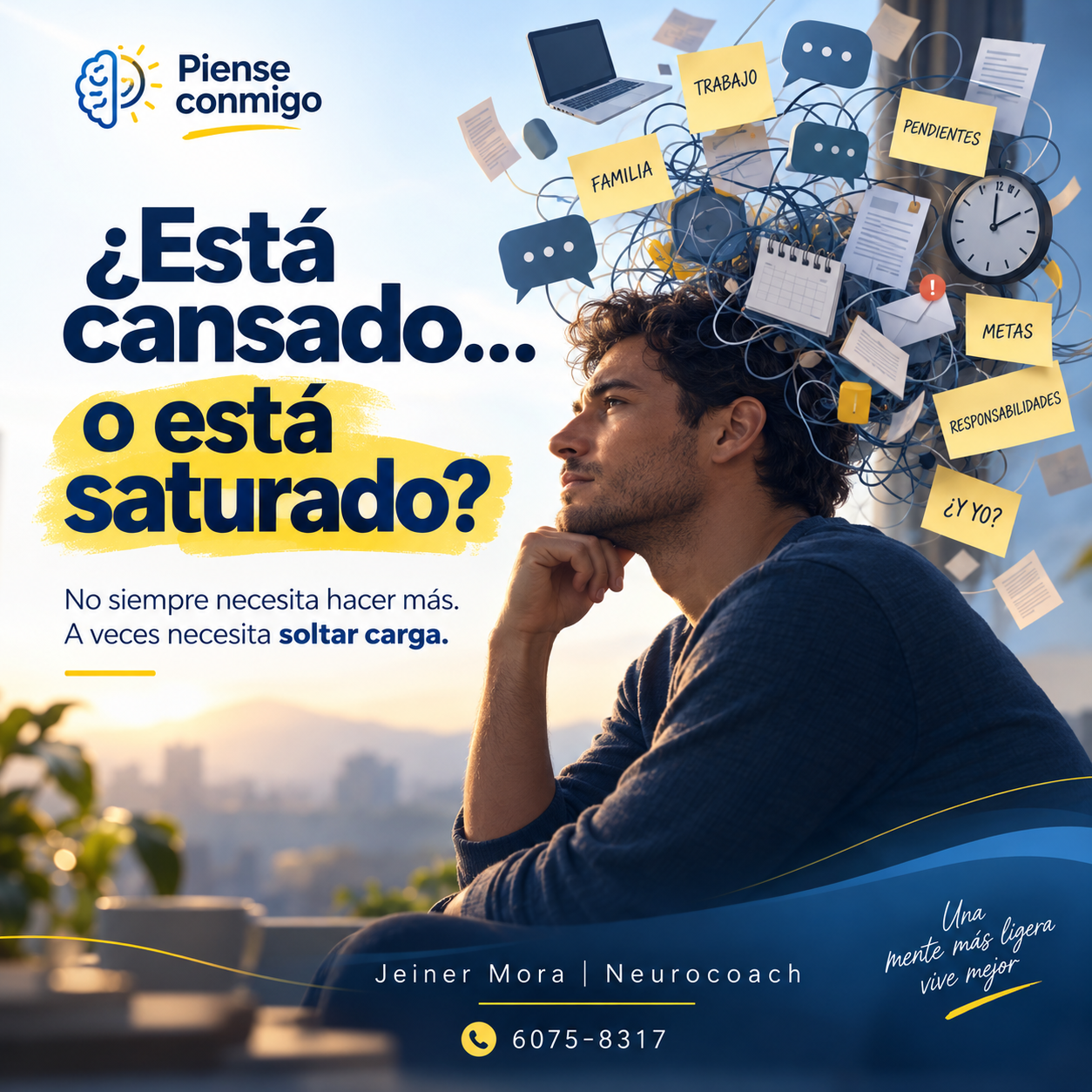 ¿Está cansado… o está saturado? Cuando la mente necesita algo más que descanso