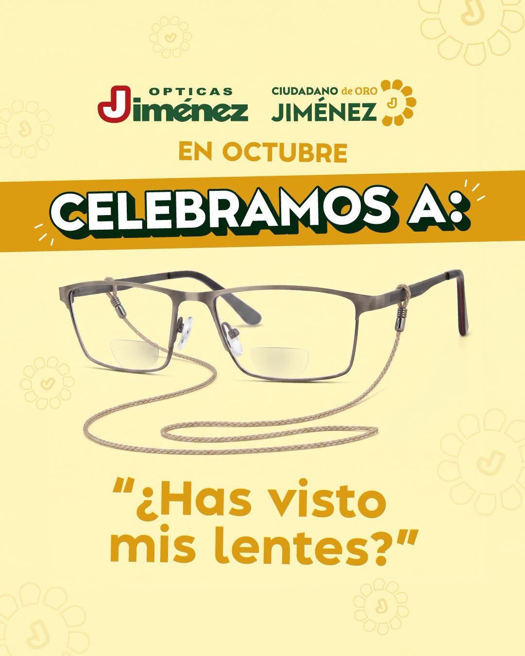 Cuidar la vista es cuidar la libertad: Ópticas Jiménez promueve la salud visual de los adultos mayores