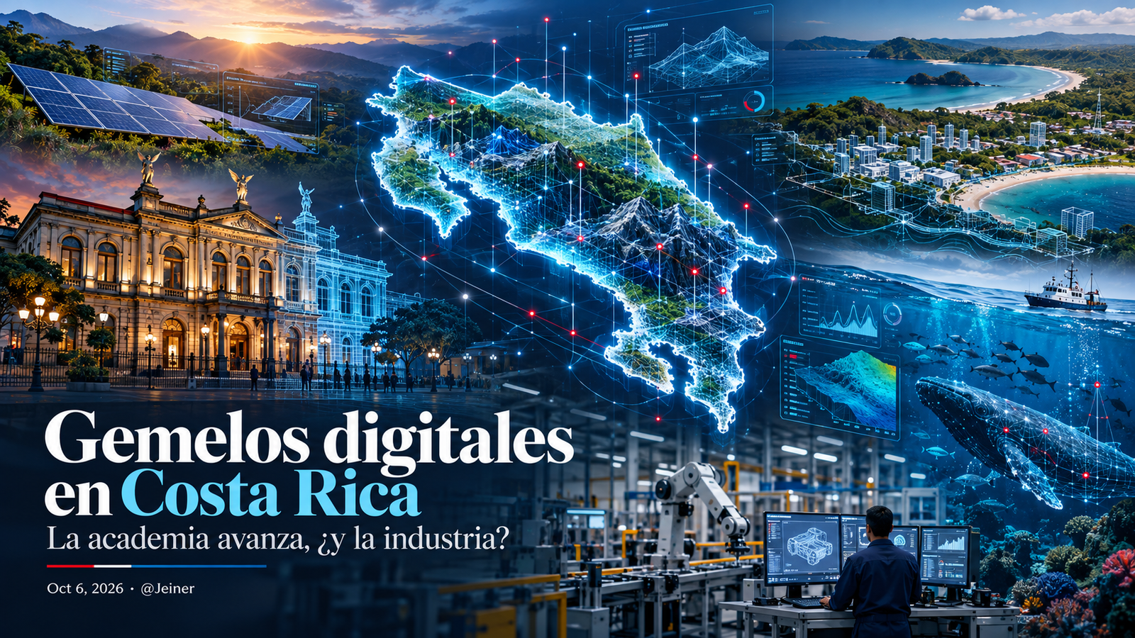Gemelos digitales en Costa Rica: la academia avanza, ¿y la industria?